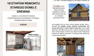 Rozbudowa domu w bok projekty: odsłonięcie konstrukcji starego domu z drewna. Remont krok po kroku.