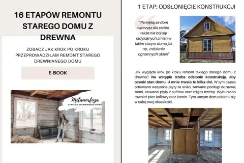 Rozbudowa domu w bok projekty: odsłonięcie konstrukcji starego domu z drewna. Remont krok po kroku.