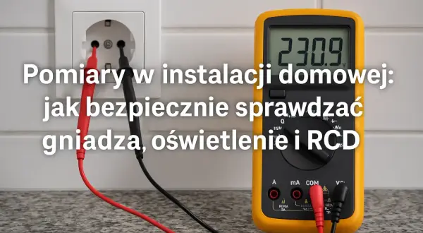 Multimetr mierzy napięcie w gniazdku. Sprawdzanie instalacji domowej, gdy jest brak prądu w gniazdkach, bezpieczniki ok.